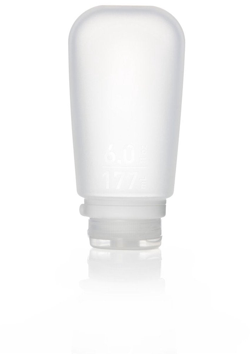Human Gear – Gotoob+ – Reiseflasche – Flakon – wiederverwendbar – leicht – XL – 177 ml – klar