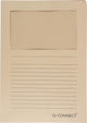 Q-connect L-Karte mit Fenster | 120 g m² | a4 | Packung mit 100 Stück | Kraft