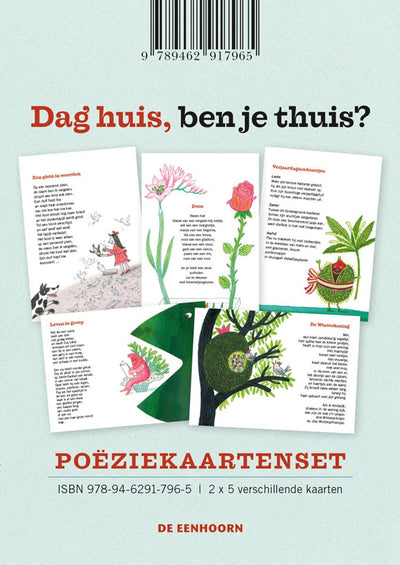 Herausgeber des Einhorn-Poesiekartensets „Hallo Haus, bist du zu Hause?“