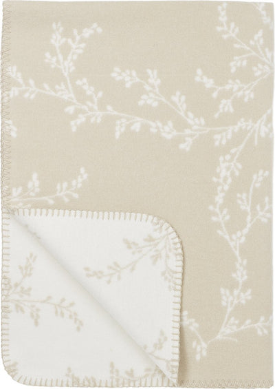 Meyco Baby Branches Babybettdecke – gewebt – Sand – 75 x 100 cm – 1,0 Tog