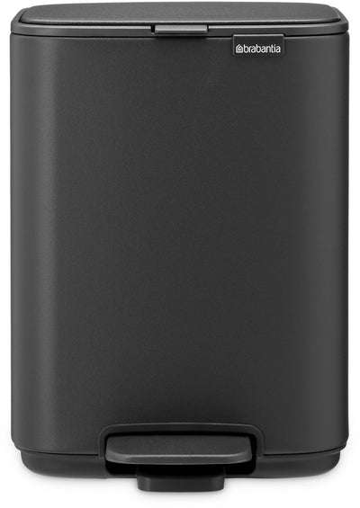 Brabantia Bo Treteimer – 4 Liter – Badezimmer – Mineral Infinite Grey