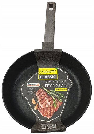 Maestro Bratpfanne Rock Stone 28 cm – Greblon C2 Antihaft