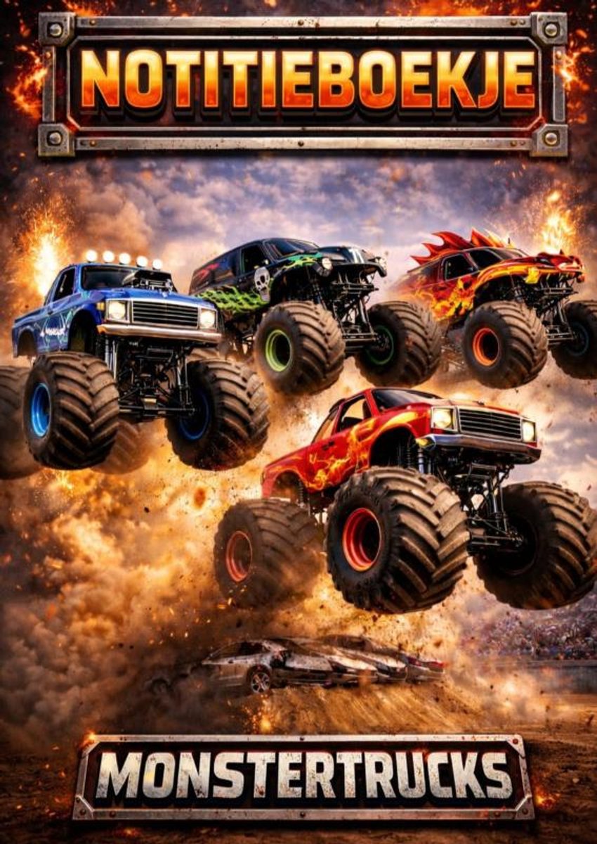 Notizbuch, Monstertrucks