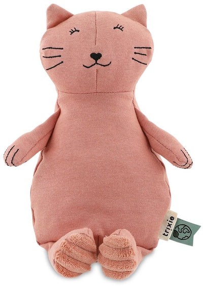 Trixie umarmt Frau. Katze – 0m+ – schön als Geburtsgeschenk – recycelter Stoff