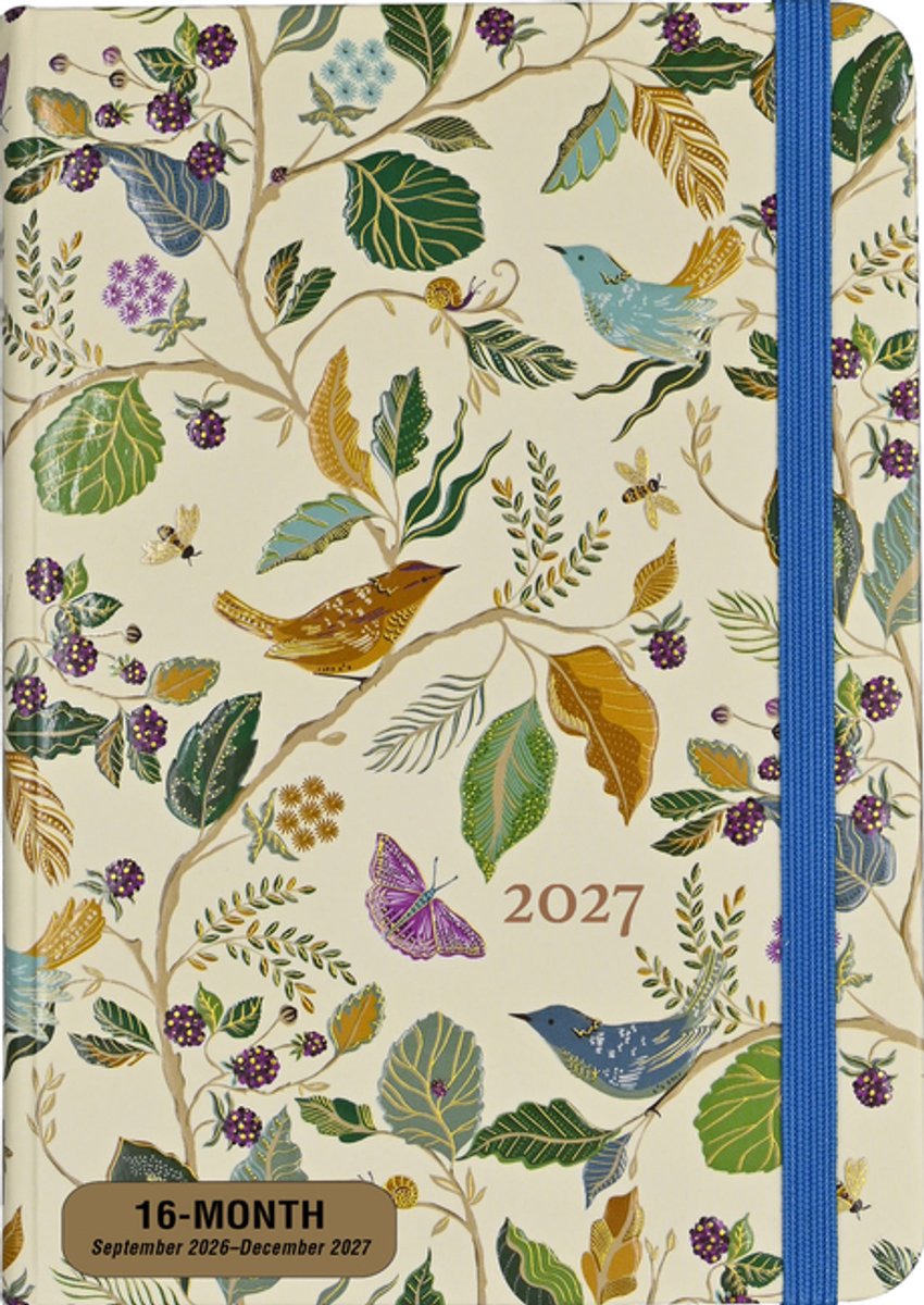 Peter Pauper Vögel und Beeren Kompaktkalender 16 Monate 2027