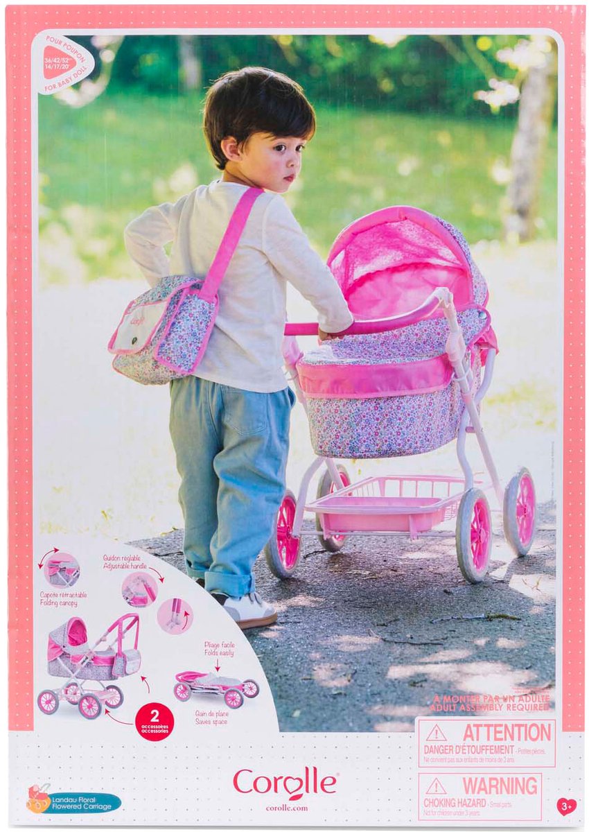 Corolle Puppenwagen-Blumen für Babypuppen von 36–42 cm