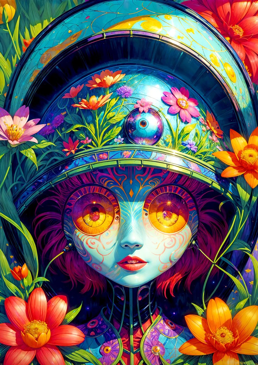 Genießen Sie das Puzzle Blumenkrieger – 1000 bunte Teile.