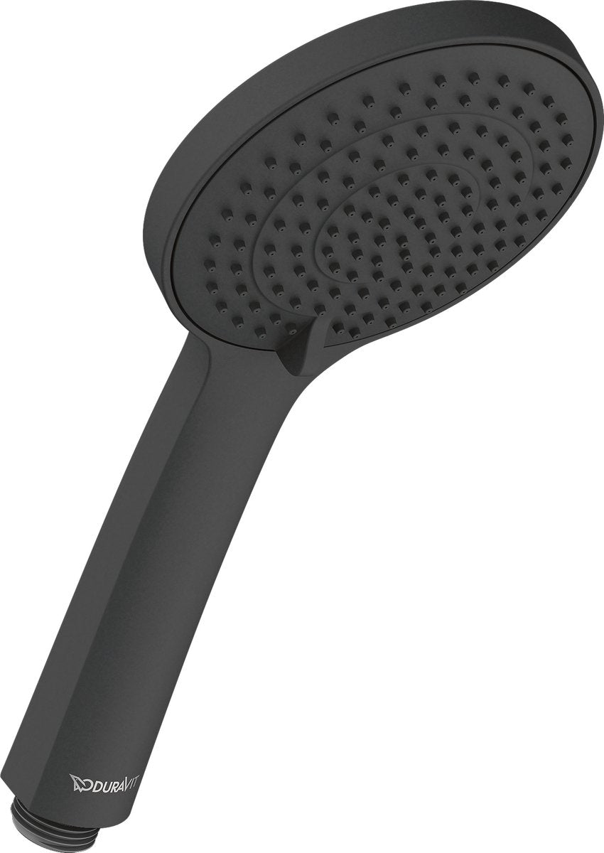 Duravit Handbrause 3 Positionen – Duschkopf ø110 mm – Easyclean – Schwarz matt