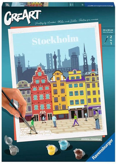 Ravensburger kreiert das farbenfrohe Stockholm