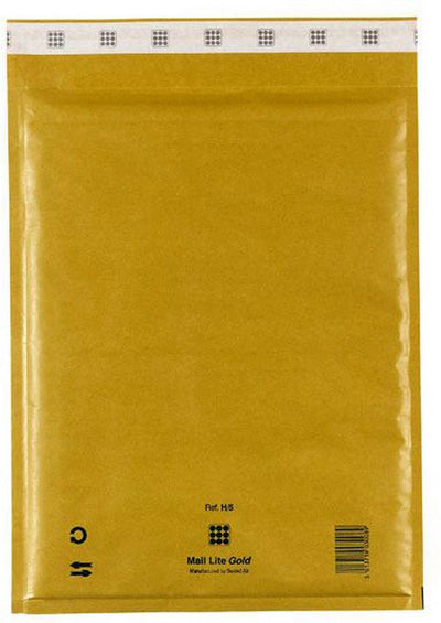Mail Lite versiegelte Luftpolstertaschen in Gold (Gold)