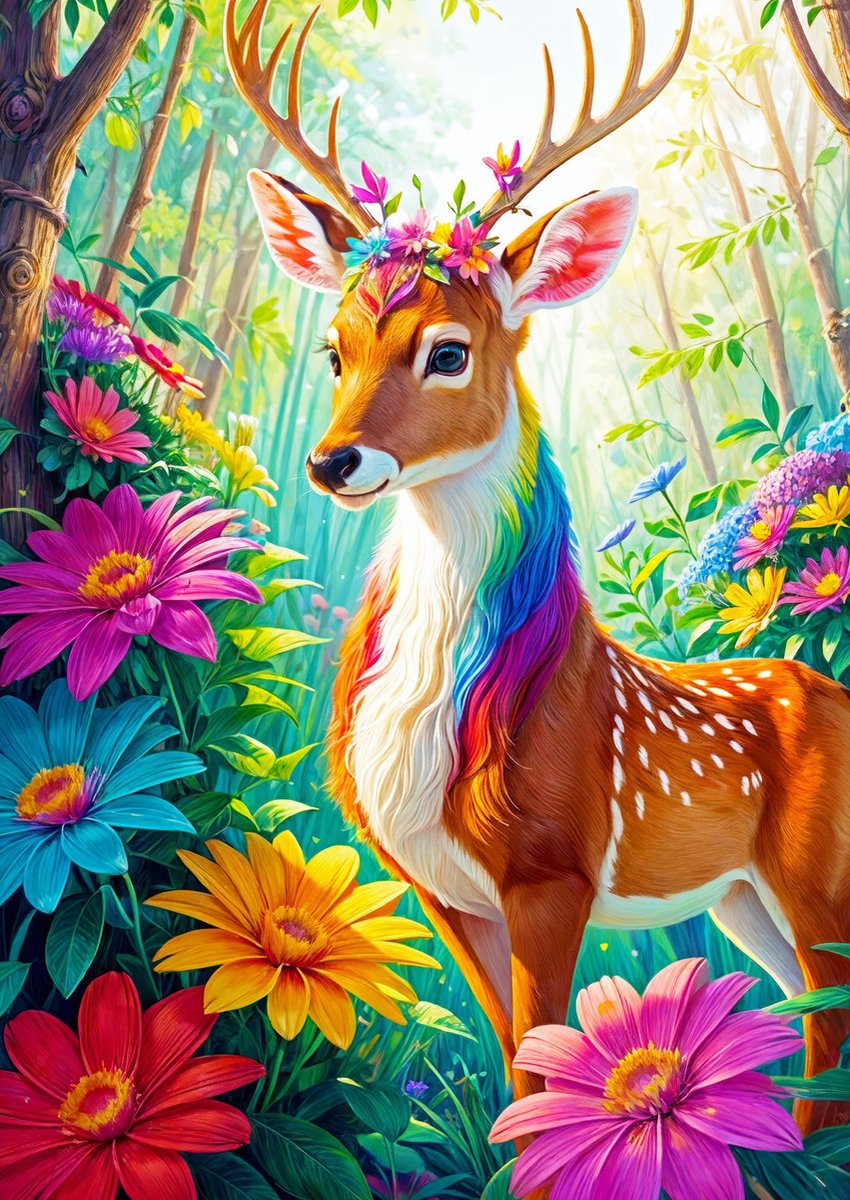 Genießen Sie das magische Hirsch-Puzzle mit 1000 Teilen