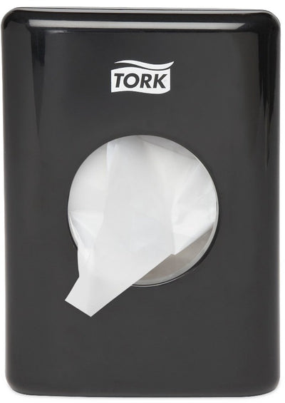 Tork 566008 Spender für Damenbindenbeutel schwarz 36x140x100 mm pro Stück (566008)