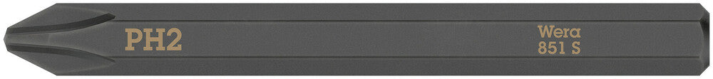 Wera 851 s Phillips Phillips-Bits für Schlagschrauber, pH 2 x 70 mm – 05018161001
