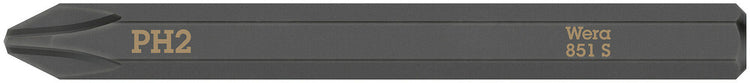 Wera 851 s Phillips Phillips-Bits für Schlagschrauber, pH 2 x 70 mm – 05018161001