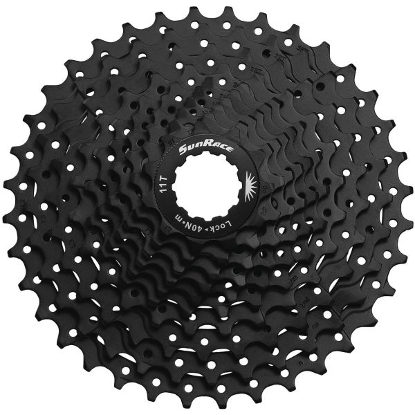 Sonnenrasse Kassette CSMS1 10 Geschwindigkeit 11-36 Tands Schwarz
