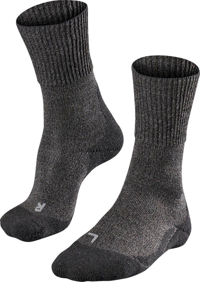 Falke TK1 Wool Anti-Blister dickes Woll-Funktionsmaterial Wandersocken Herren Grau – Größe 42-43