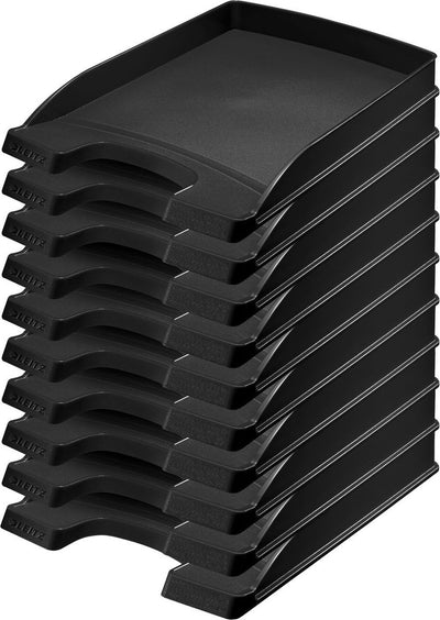 Briefablage Leitz Plus Slim 5237 A4 schwarz