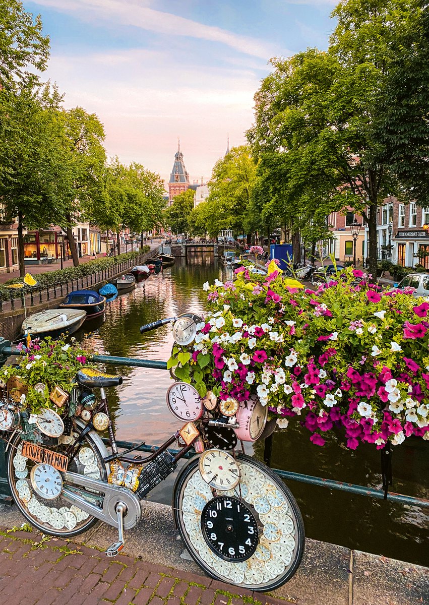 Ravensburger Puzzle Blumen in Amsterdam – 1000 Blumenteile.