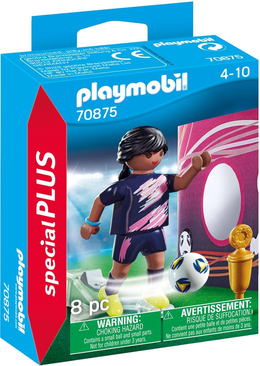 Playmobil -Specials -Fußballstar mit Target Wall 70875