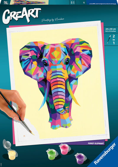 Ravensburger Kreart Painting von Number Elefant