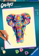 Ravensburger Kreart Painting von Number Elefant
