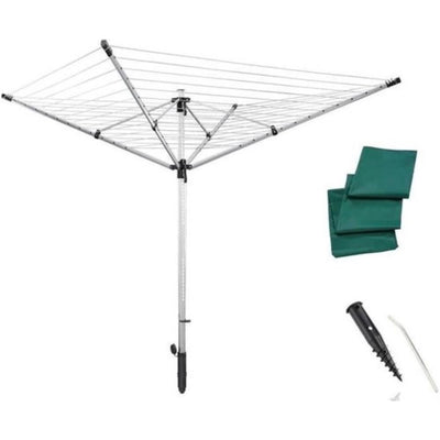 Leifheit Leifheit 85282 Droogmolen Linolift 600 QuickStart 60 m Silber trocken Länge