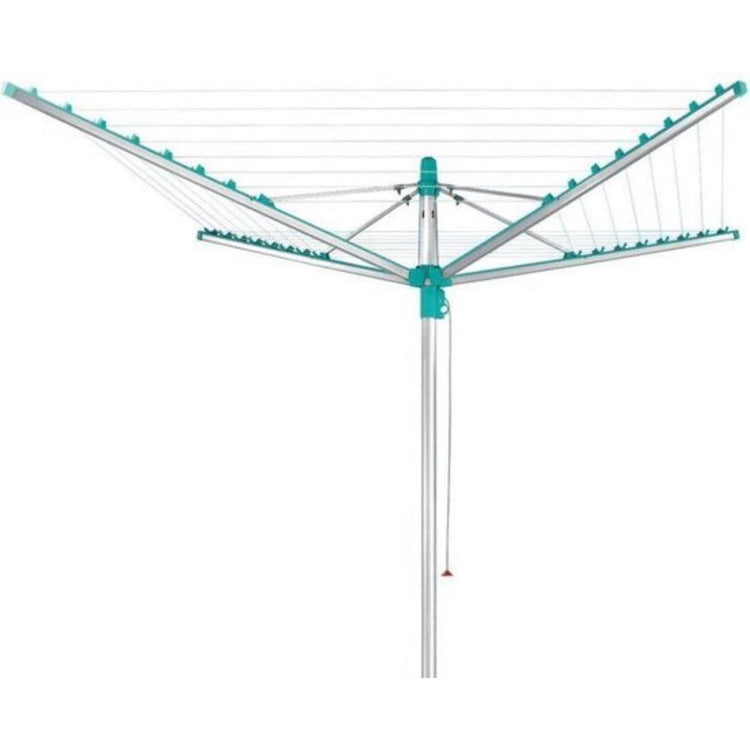 Leifheit Leifheit 85285 Linomatic 400 Easy Droogmolen 40 m trockene Länge türkisfarbene Silber