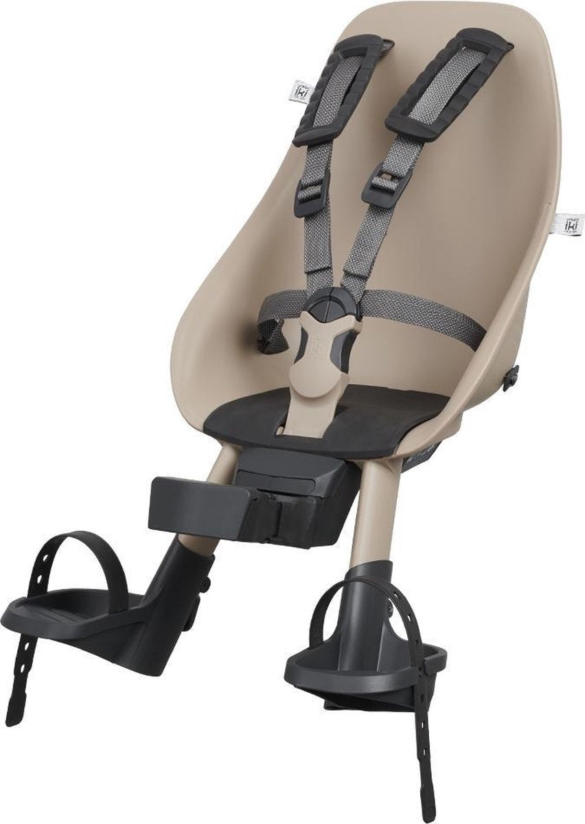 Urban Iki Fahrradsitz für Ta–Ke – Inaho Beige Bincho Black