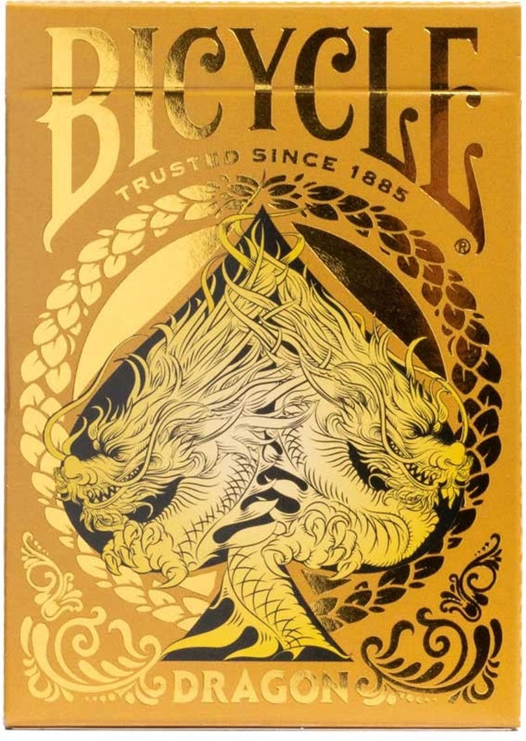 Bicycle Dragon Gold – Premium-Spielkarten – Poker – Ultimates – Sammlerstück