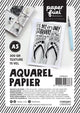 Paperfuel-Aquarellpapier – A5 – 300 g m² – 15 Blatt – Textur – Weiß