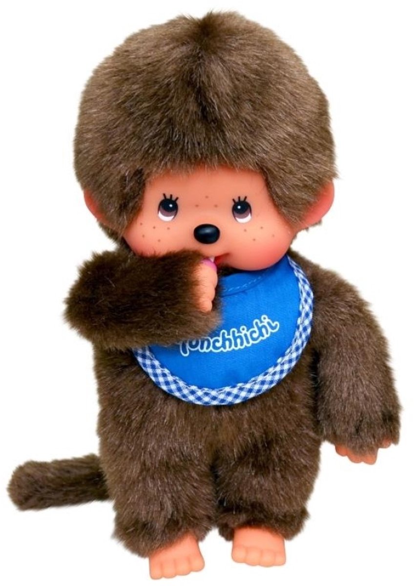 Monchhichi | Junge mit Lätzchen blau 20cm
