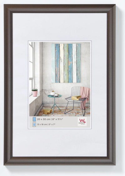 Walther trendstyle - Kunststoffrahmen - Fotogröße 13x18 cm - Stahl