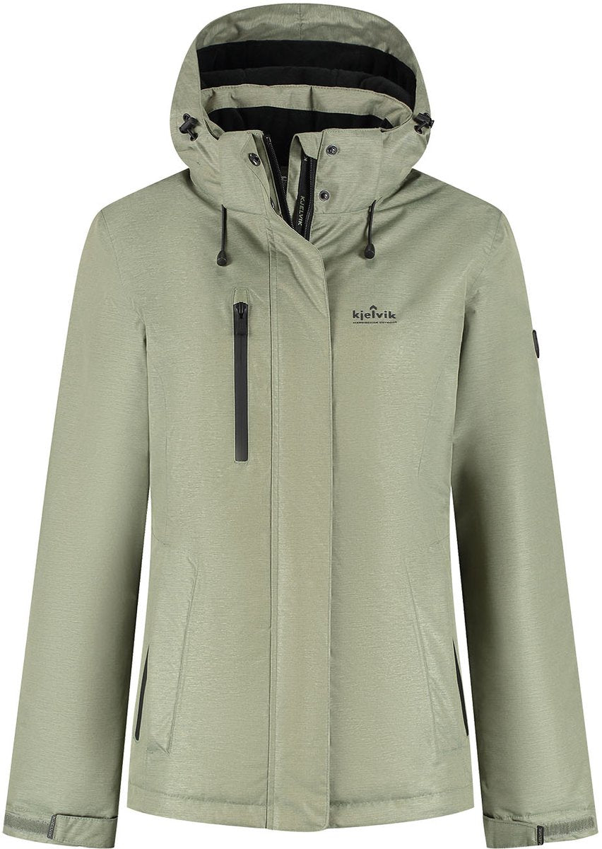Kjelvik yrsa Damen-Outdoorjacke – Grün