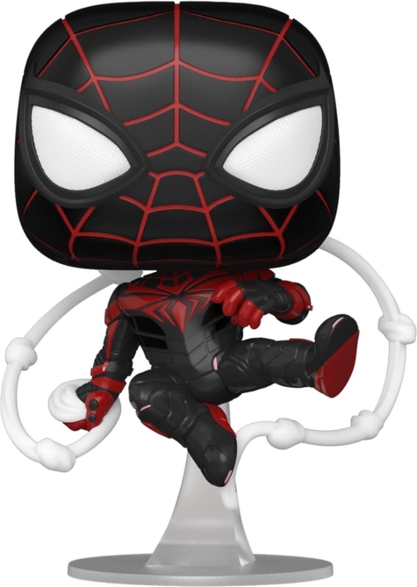 Funko Miles Morales (Fortgeschrittener Tech-Anzug) – Pop! Spiele - Meilen Moral
