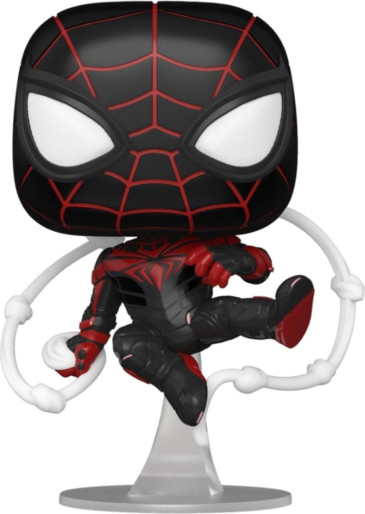 Funko Miles Morales (Fortgeschrittener Tech-Anzug) – Pop! Spiele - Meilen Moral