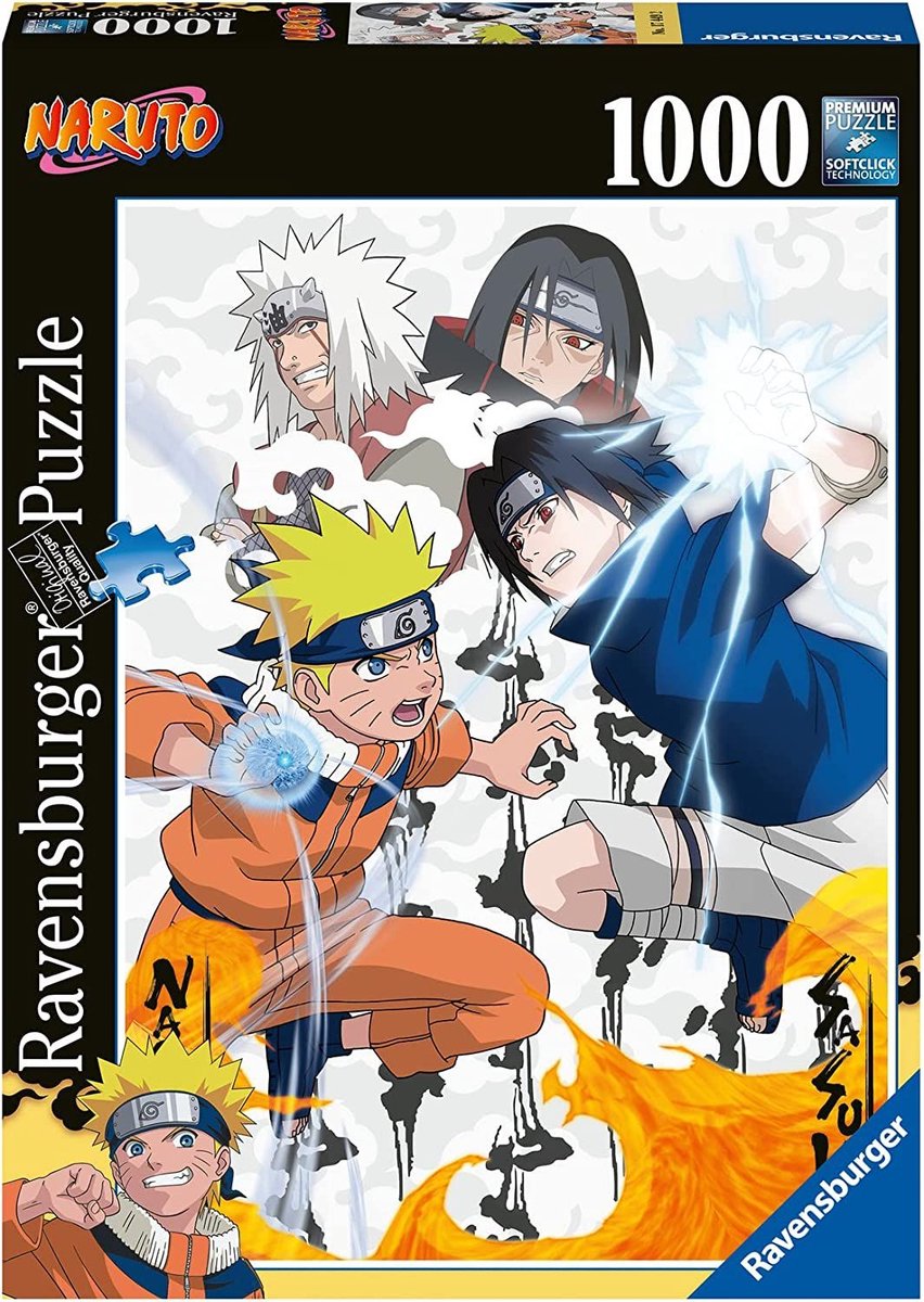 Ravensburger Puzzle Naruto vs. Sasuke – Puzzle – 1000 Teile