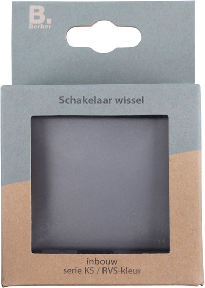 Berker k5 Einbauschalter Edelstahlschalter