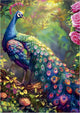 Educa - Puzzle - Pfau im Garten - 1000 Teile - Puzzle