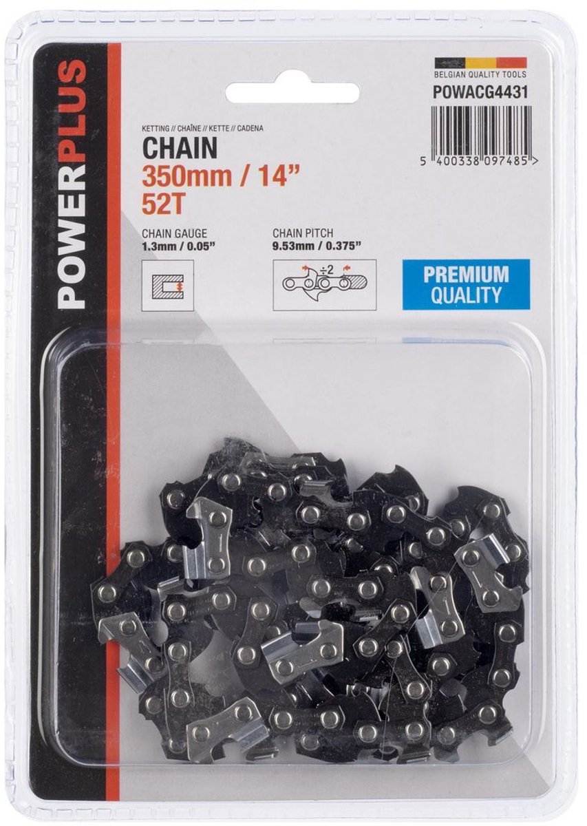 Powerplus-Kette powacg4431 – 14 – 350 mm – 52 Zähne – Premium