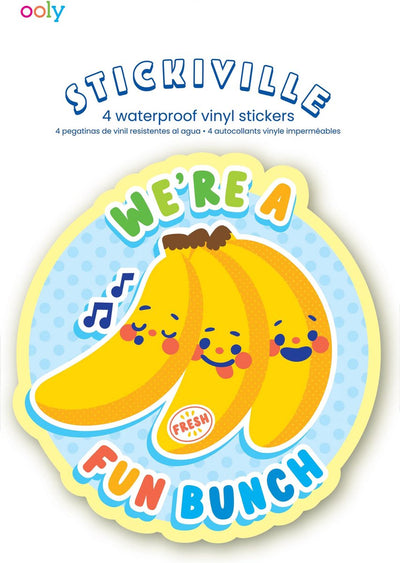 Ooly – Stickiville-Aufkleber: Obstfreunde – Vinyl (4 gestanzt)