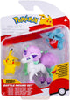 Jazwares Pokémon – Kampffiguren-Set (3er-Pack: Gible, Pikachu #5 Galarian Ponyta) w26
