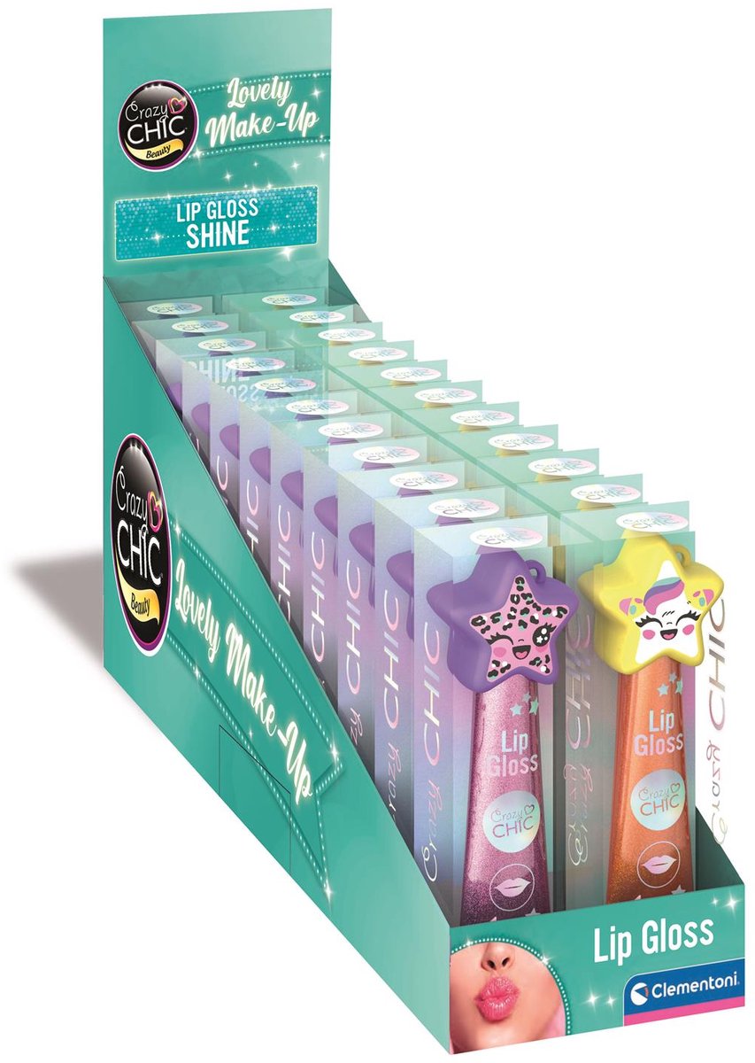 Clementoni Crazy Chic Lipgloss Star Lila Gelb