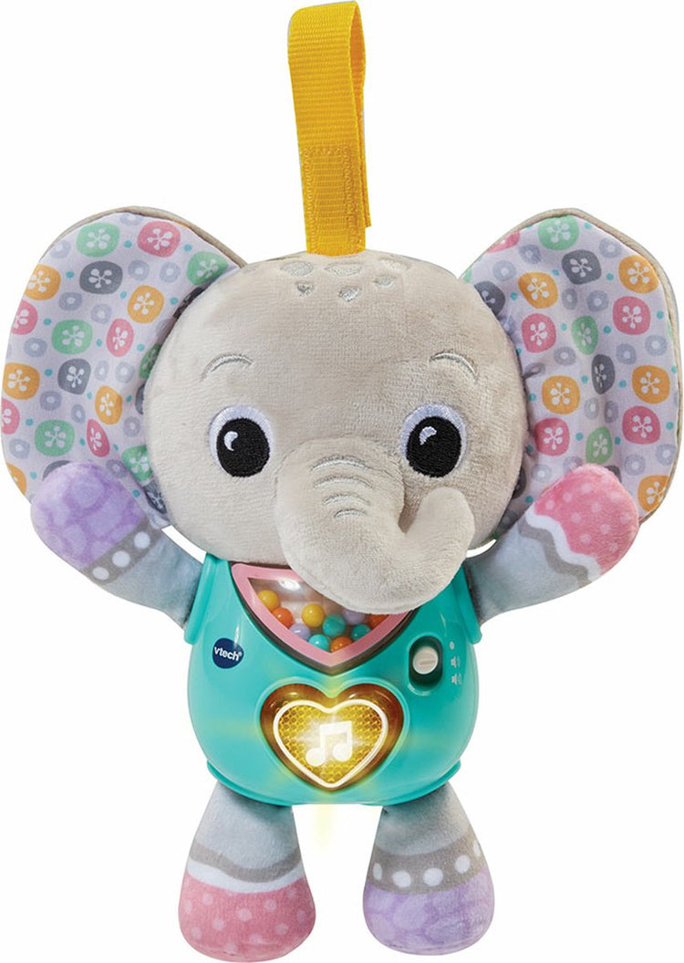 Vtech Musikalisches Kuscheltier Elefant Babyspielzeug mit Licht und Ton.
