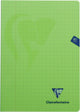 Clairefontaine Notizbuch Mimesys für DIN A4, 80 Seiten, Einband aus PP, kariert 10 mm, verschiedene Farben, 10 Stück