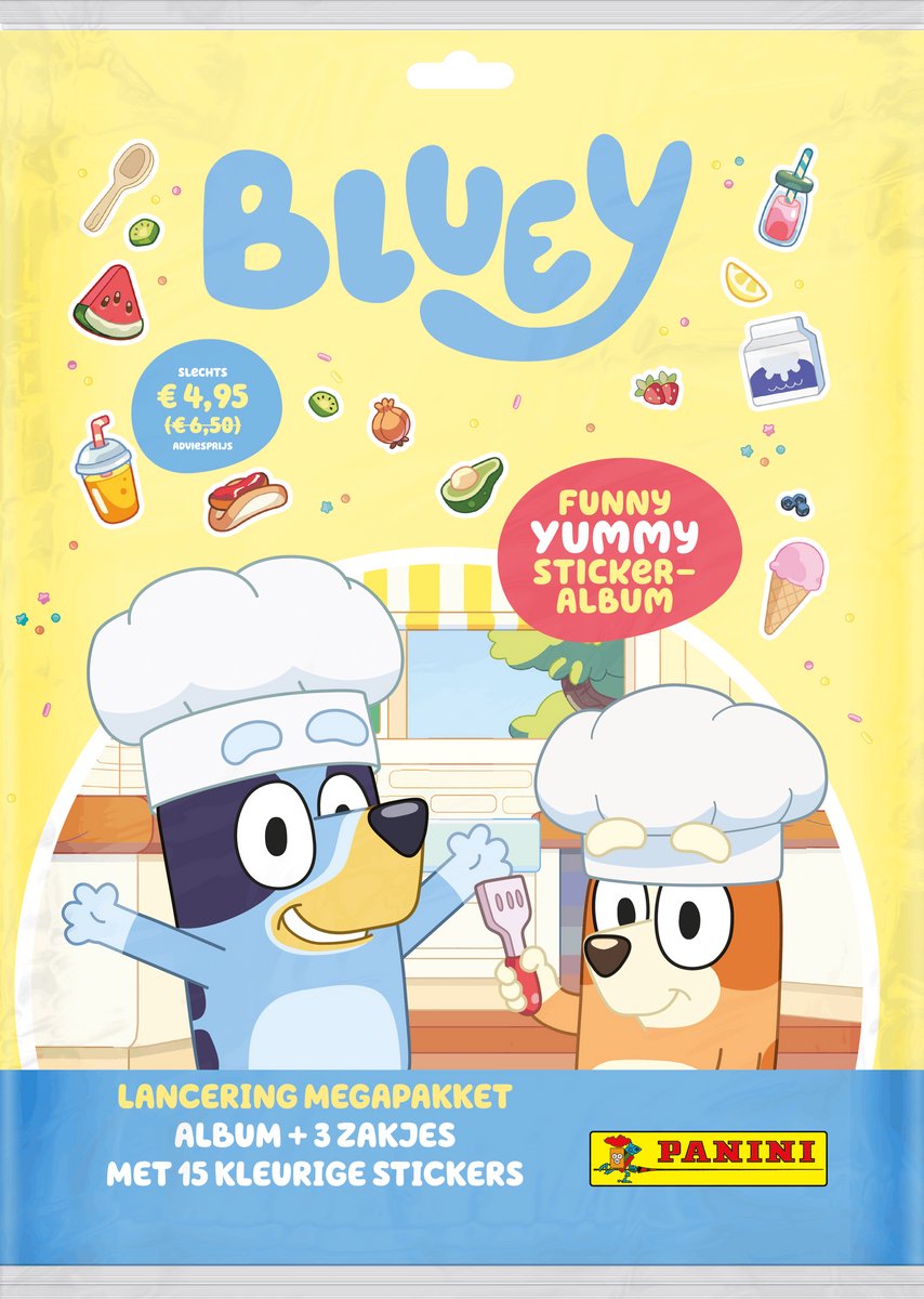 Panini - Bluey Sticker 3 - Starterpaket