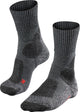 Falke TK1 Anti-Blister Wandersocken aus dickem Woll-Funktionsmaterial Herren Grau - Größe 42-43