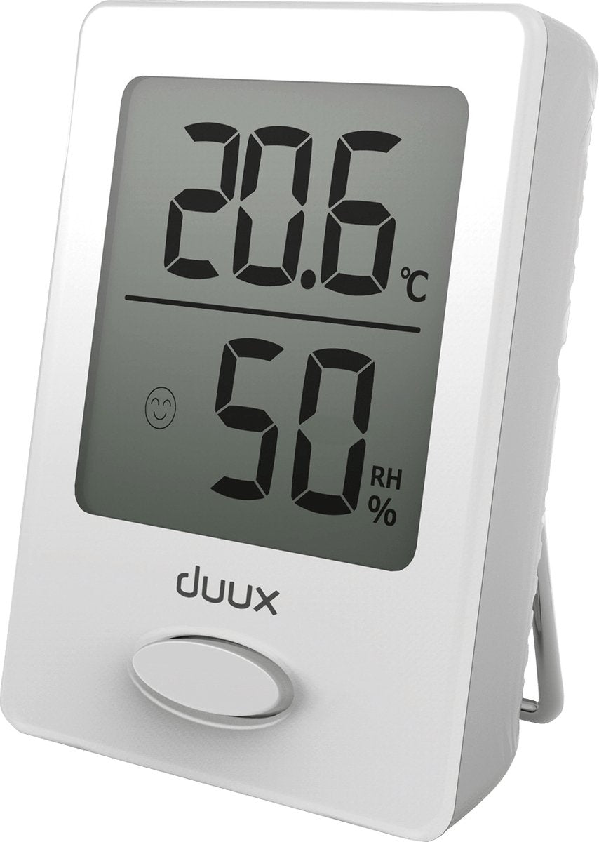 Duux Sense Thermometer + Hygrometer innen – inklusive Batterie – magnetisch – weiß