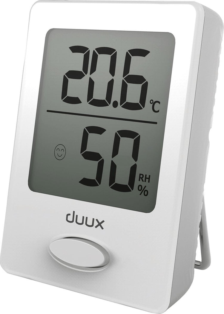 Duux Sense Thermometer + Hygrometer innen – inklusive Batterie – magnetisch – weiß