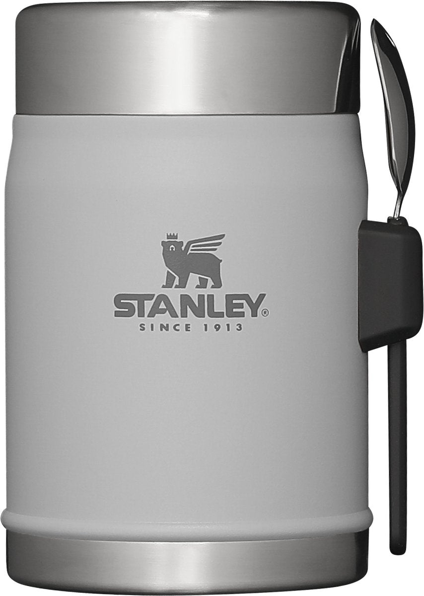 Stanley legendäres Essensglas + Göffel | 0,4l - Asche 2,0