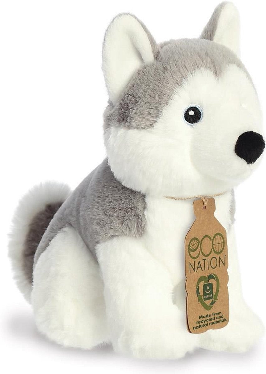 Öko -Nation Pluchen kuscheln Husky 20 cm